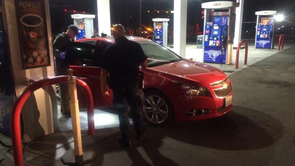 The woman’s car was parked at her gas pump at Circle K at 5301 W. Canal Drive about 11 p.m. when a bullet pierce through her car, police said. The bullet missed her.