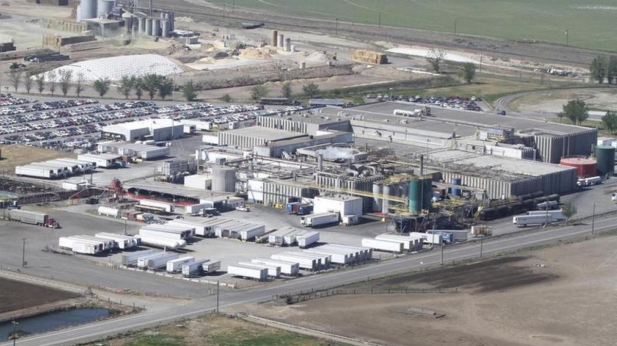 About 40 firefighters from area fire departments responded to an early morning fire at the Tyson Foods in Burbank. A fire in the rendering area of the plant has temporarily halted production at the beef processing facility, according to fire officials.