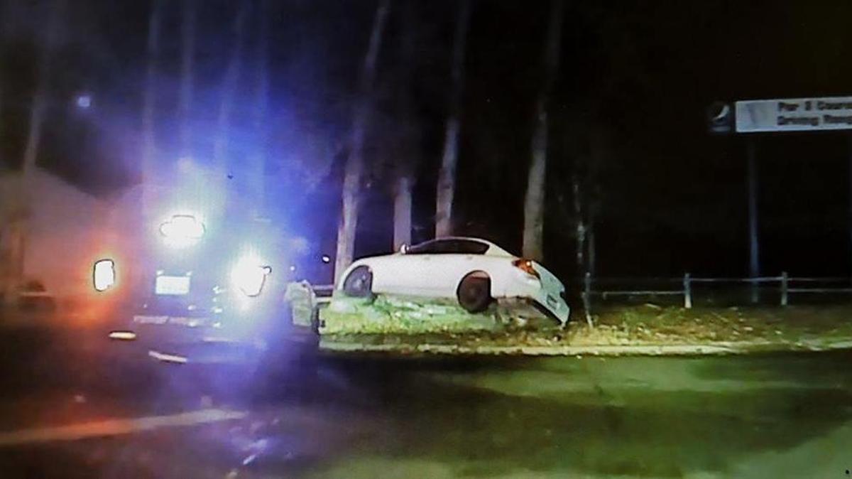 Pasco police chased a man until the wheels fell off of of his car.