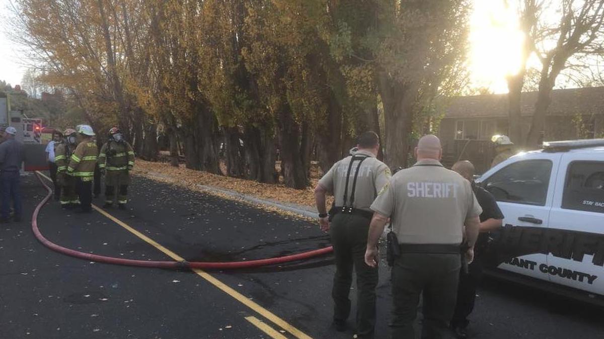 A man barricaded himself in a Moses Lake home with a knife and was arrested after tear gas was used.