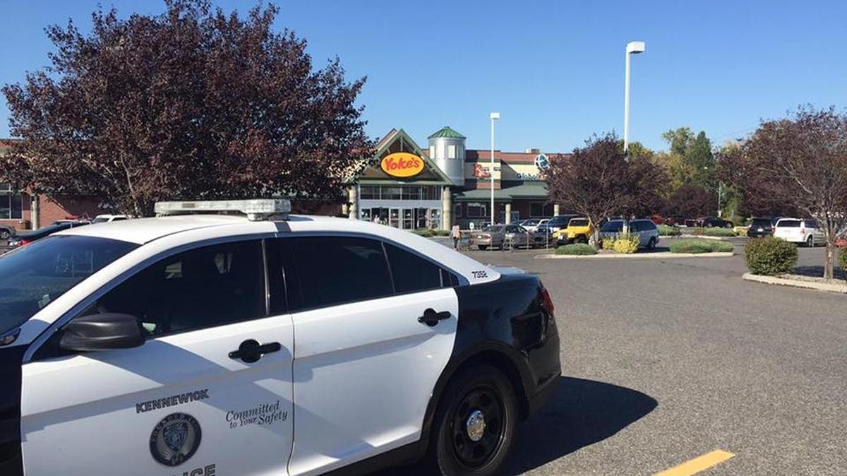 The woman was leaving her car and about to go shopping on West 27th Avenue and South Olympia Street, near the Yoke’s Fresh Market, when a man came up and grabbed her purse, police said.