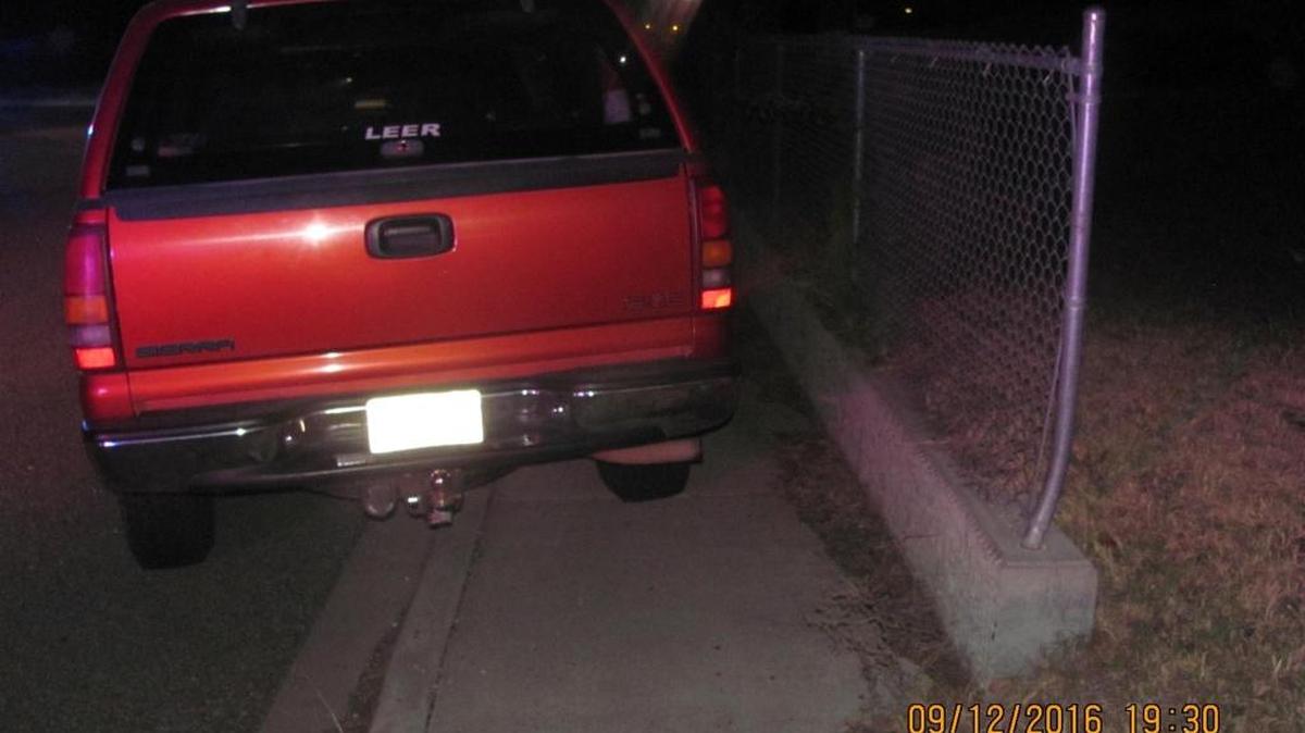 The truck’s driver collided with a van full of six people and then crashed into a fance in the area. He was thought to have been drunk or impaired because of pain medication.