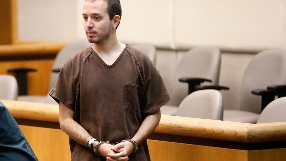 Stephen J. Castilleja, 27, a Granger teacher, appears in Benton County Superior Court last month on a new case with two counts of first-degree rape of a child. Castilleja previously had posted $150,000 bail on a previous case, and posted bond, but was arrested again May 20 after a second victim came forward.