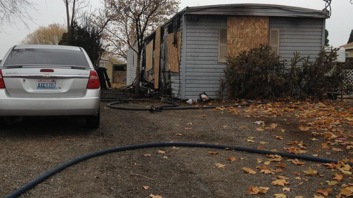 Investigators worked Monday to determine what caused a fire on the 400 block of North Elm Avenue in Pasco.