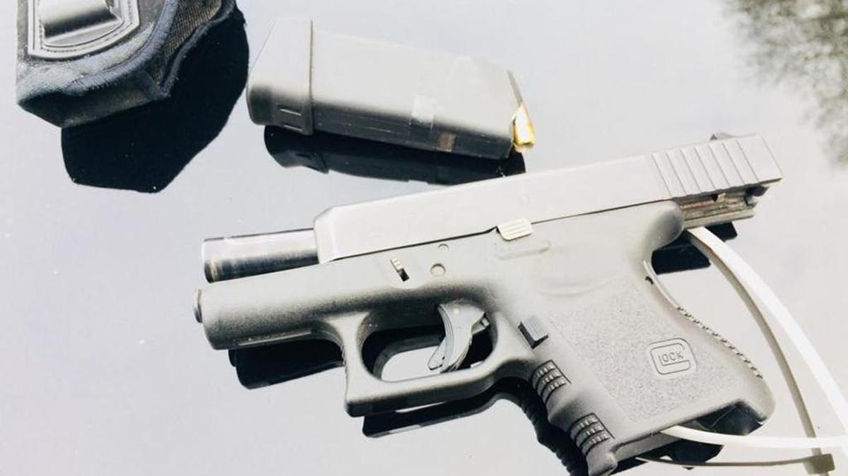 Kennewick police recovered this stolen third-generation Glock pistol from a car prowl Saturday.
