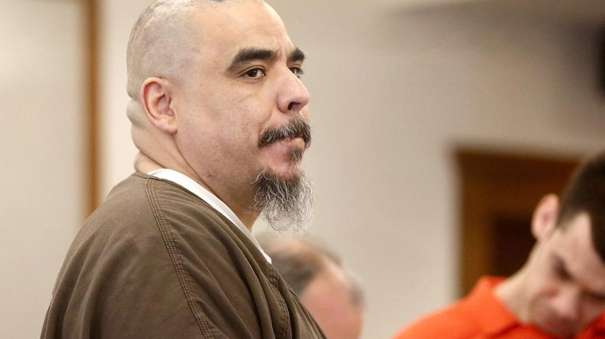 Ramon Campos Aguilar, 37, of Pasco, appears Tuesday in Franklin County Superior Court on charges possessing an illegal gun, methamphetamine, stolen property and a stolen vehicle. He later was taken to Benton County Superior Court on kidnapping and assault charges.