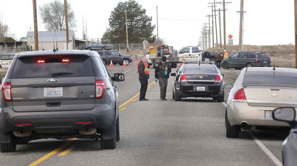Investigators document the scene of Wednesday’s early-morning pedestrian fatality on Clark Road near Road 36 North about 5 miles north of Pasco. The man was walking on Clark Road at 6:12 a.m. when a west-bound driver struck him, said Sgt. Monty Huber of the Franklin County Sheriff Office. The minivan’s driver is cooperating with the investigation. The Franklin County Coroner’s Office is working to contact the man’s next of kin. Watch a video at: tricityherald.com/video.