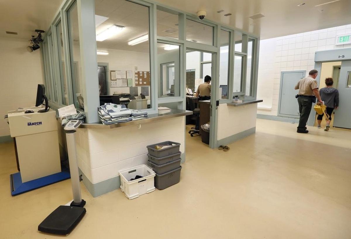 Inside the Franklin County jail in Pasco, Wash.