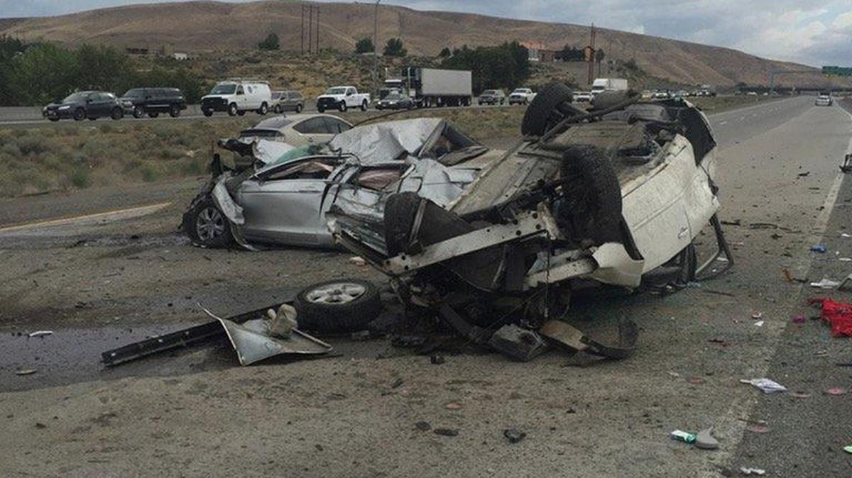Juarez struck a Honda Accord head-on, which caused both vehicles to collide with another Nissan Altima. Two additional cars hit debris from the wreck.