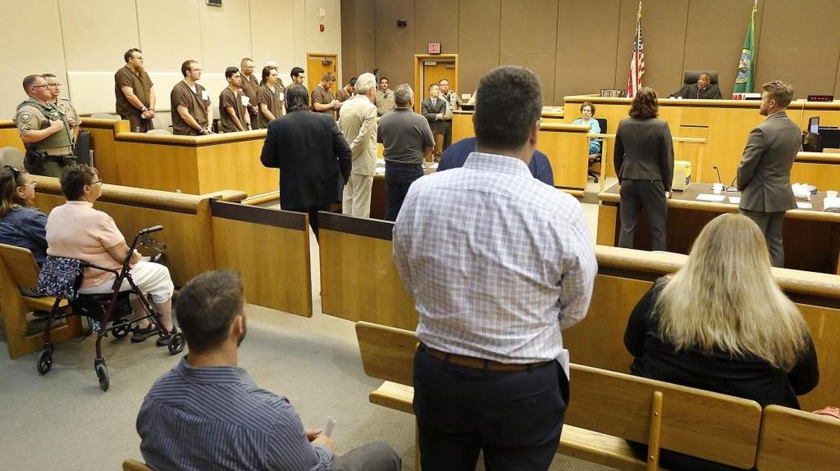 Four months after 26 men were arrested in the Tri-Cities in an online child sex sting, none of the cases have been resolved or gone to trial yet.