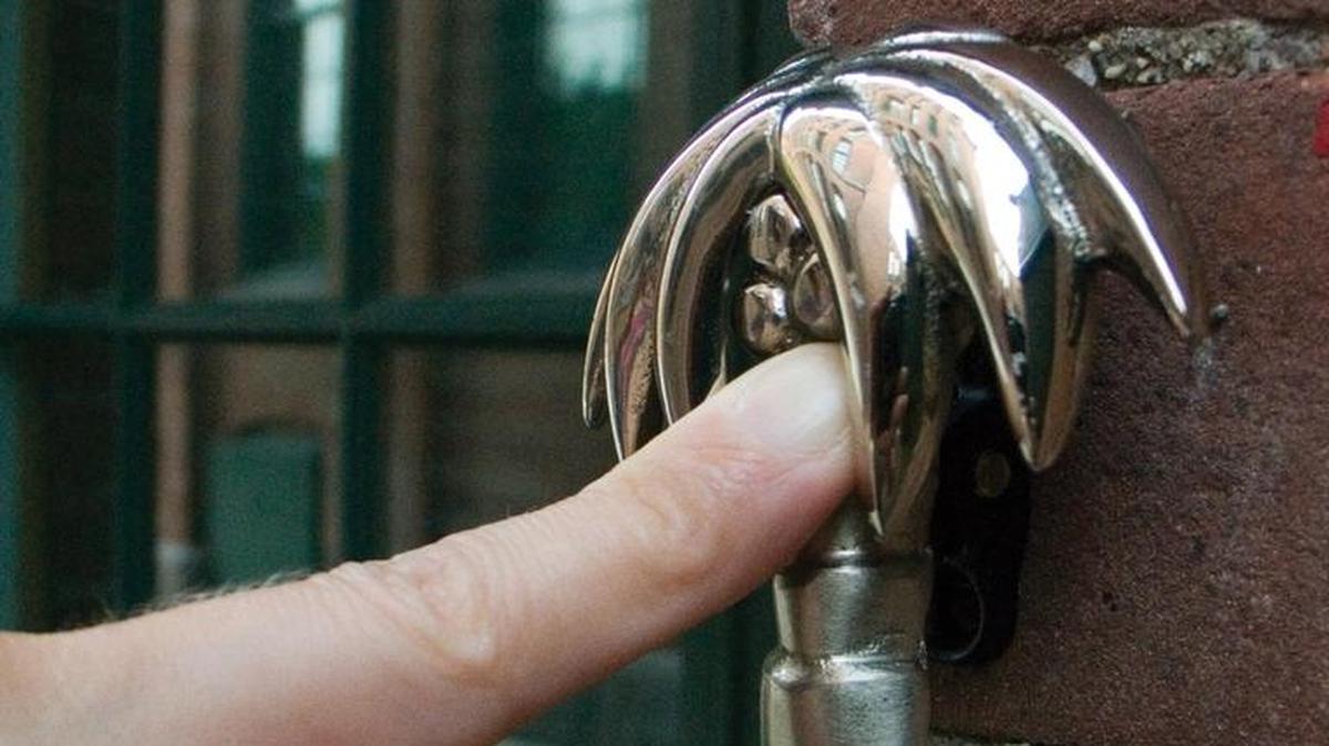 Beware of scammers going door to door and asking for payment on your electric bill.