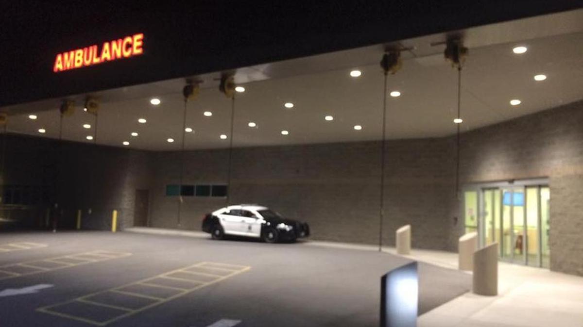Kennewick police took an intoxicated woman to Trios Southridge Hospital for a medical check after she threw up in the back of a patrol car. She was arrested on suspicion of DUI.
