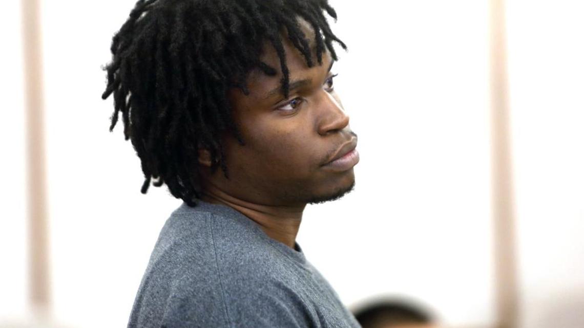 
Jerry Porter appears in Franklin County Superior Court Friday for a preliminary hearing after being arrested as an alleged pimp in an FBI sting at the Red Lion in Pasco.
