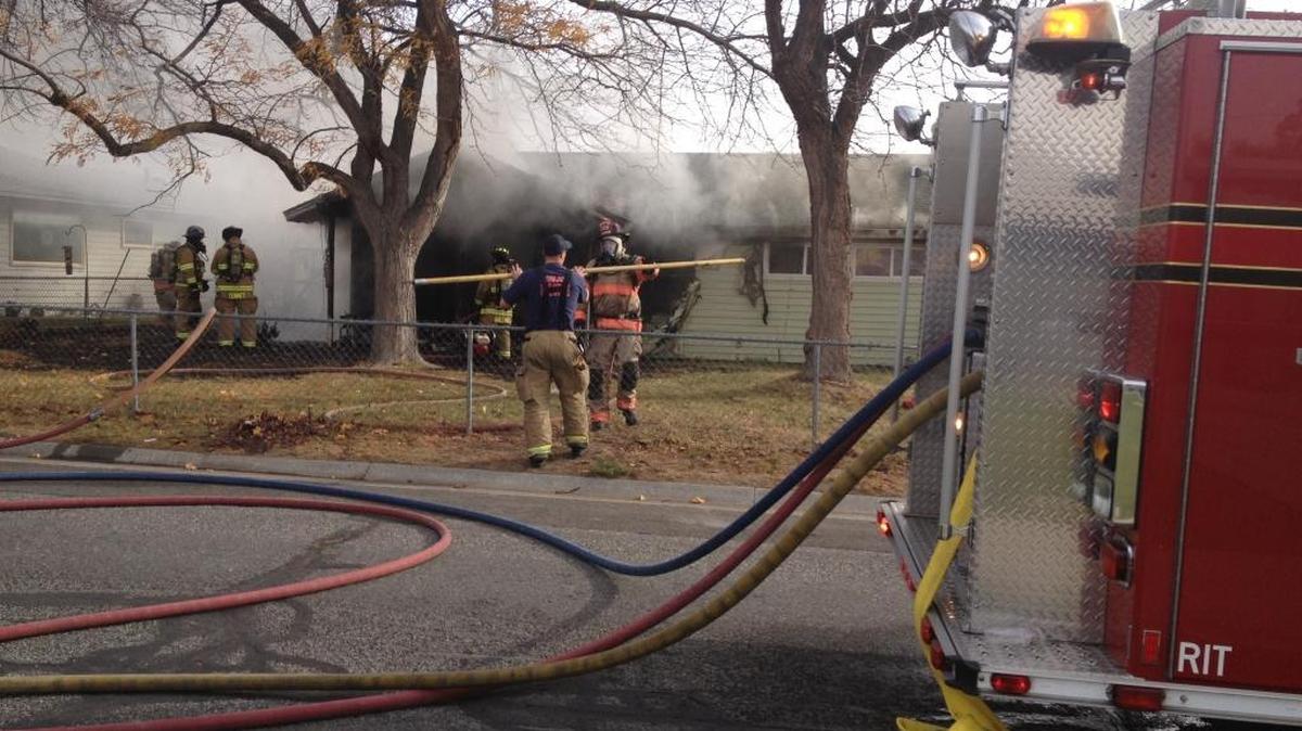 Richland firefighters battled a house fire on the 2400 block of Dover Street about noon. One person was checked for possible smoke inhalation. The cause of the fire is still under investigation.