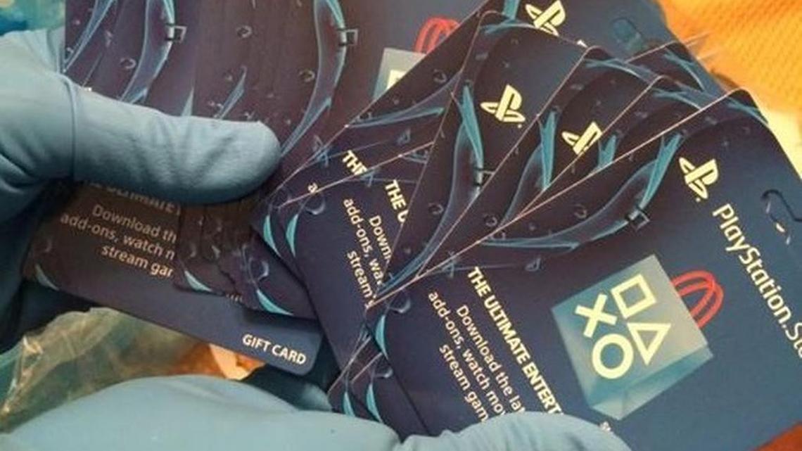 Scammers often ask for gift cards as a way to send money.