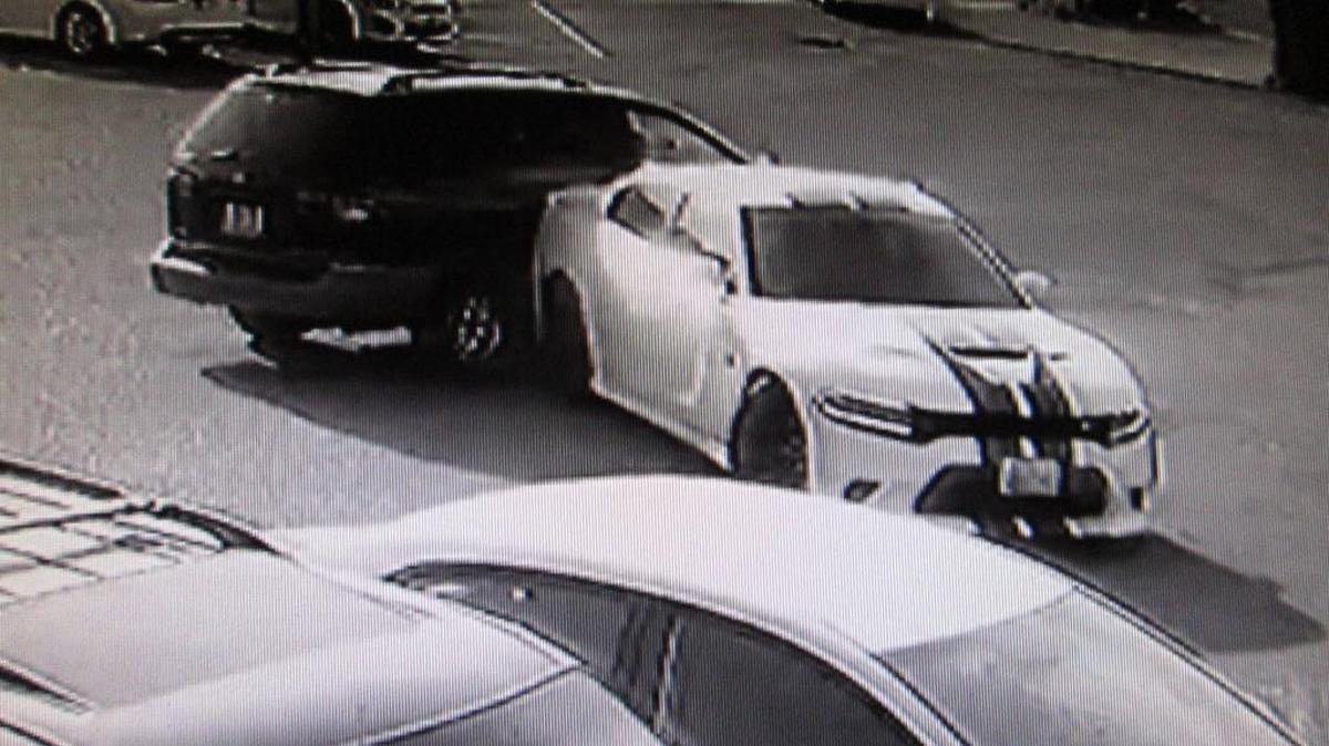 Pasco police are searching for a man in connection with this Oct. 29 hit and run on Court Street.