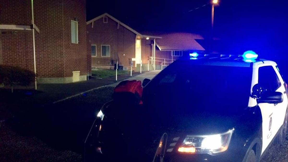 Kennewick police arrested a man inside of a church early Tuesday morning.