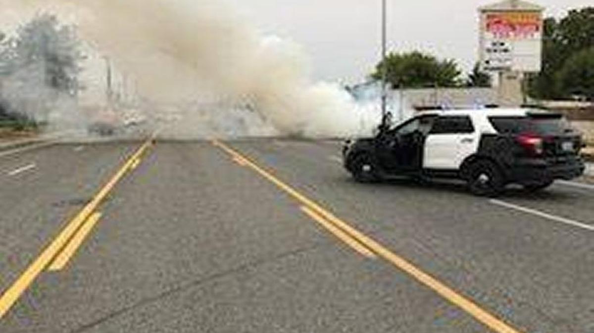 Engine problems ignited a Mercury on Thursday morning near the intersection of Edison Street and Clearwater Avenue in Kennewick.