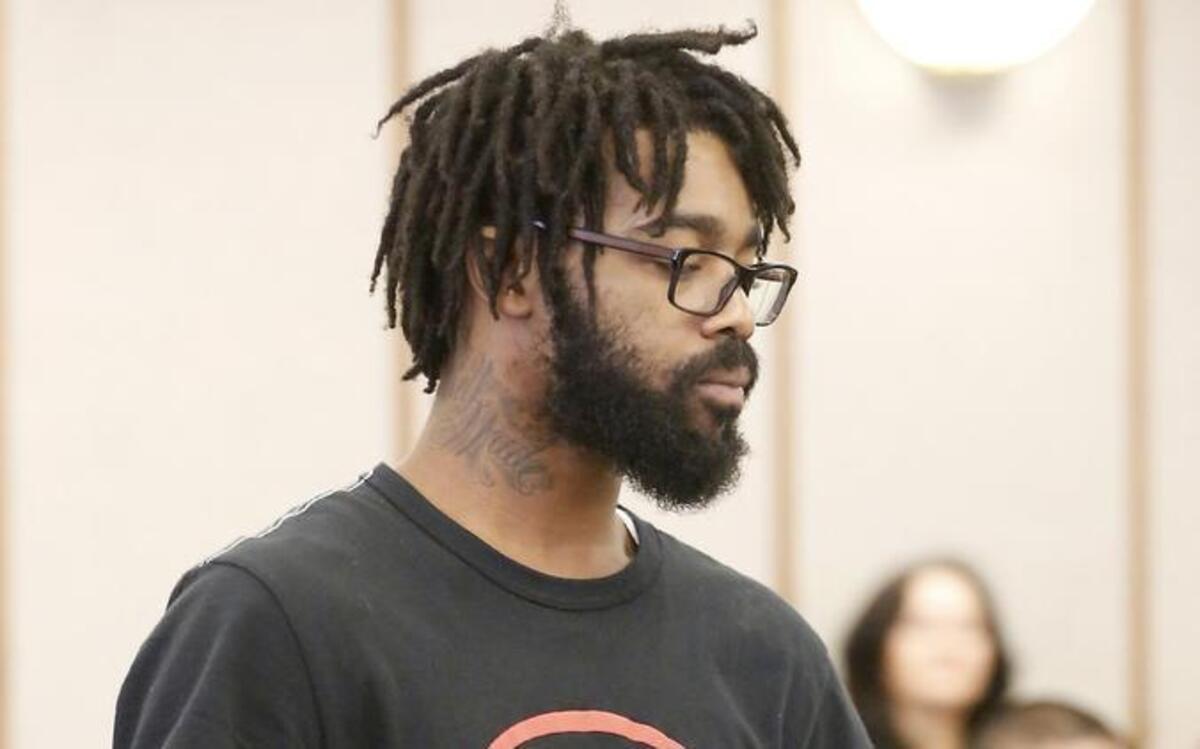 Nathaniel L. Thompson, one of two men accused in the December 30, 2016 shooting death of Thomas Contreras De Leon appears Friday afternoon in Franklin County Superior Court. Both have been ordered held on $1 million bail each.