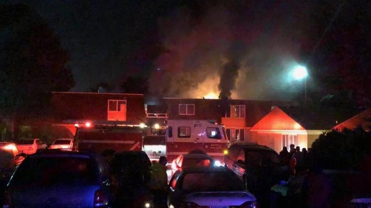 A 20-year-old woman is believed to have started a destructive fire at a Pasco apartment complex last weekend because her phone had been broken during a fight with a friend.