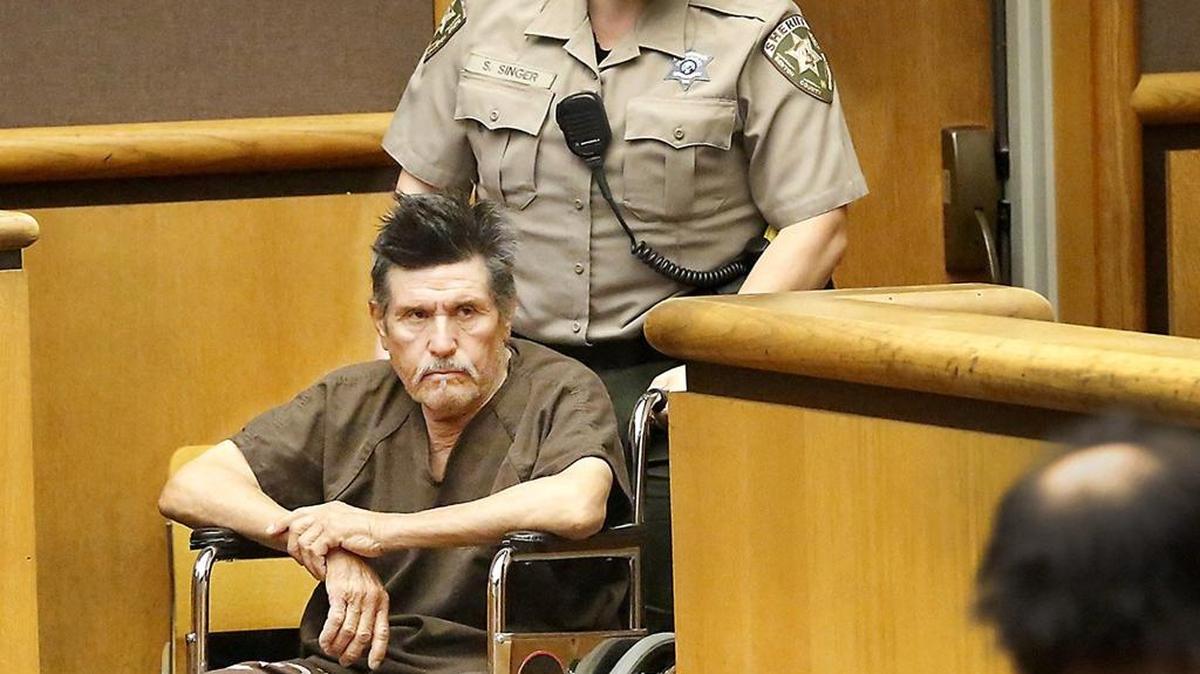 Lucio Reyes Perez, 66, appears in Benton County Superior Court in June after allegedly shooting Guillermo Salas-Lozano, 34, at McCorkle's Market in Whitstran.