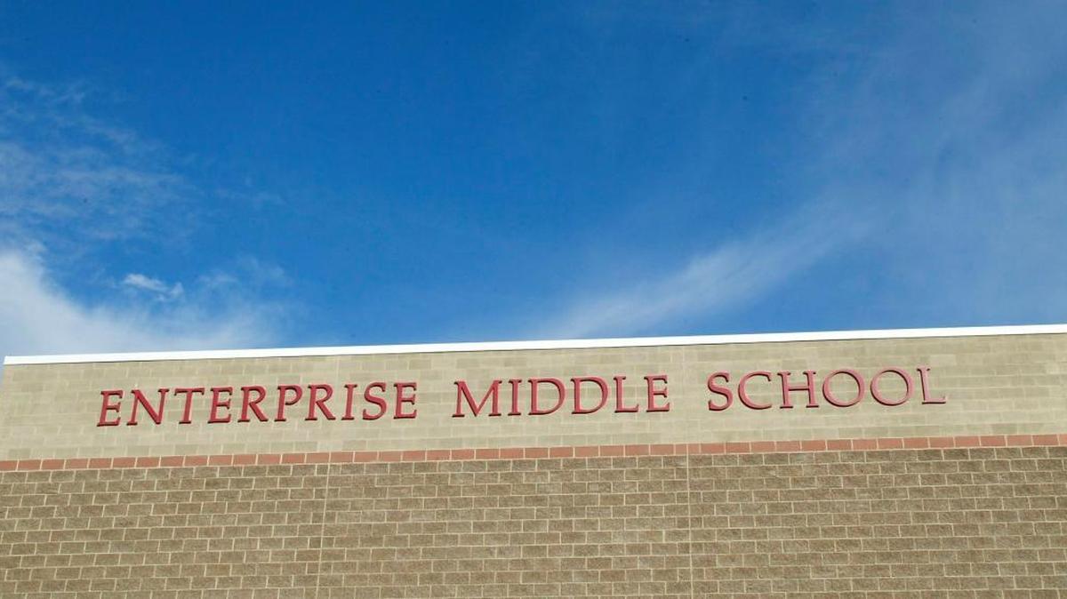 Enterprise Middle School at 5200 Paradise Way in West Richland.