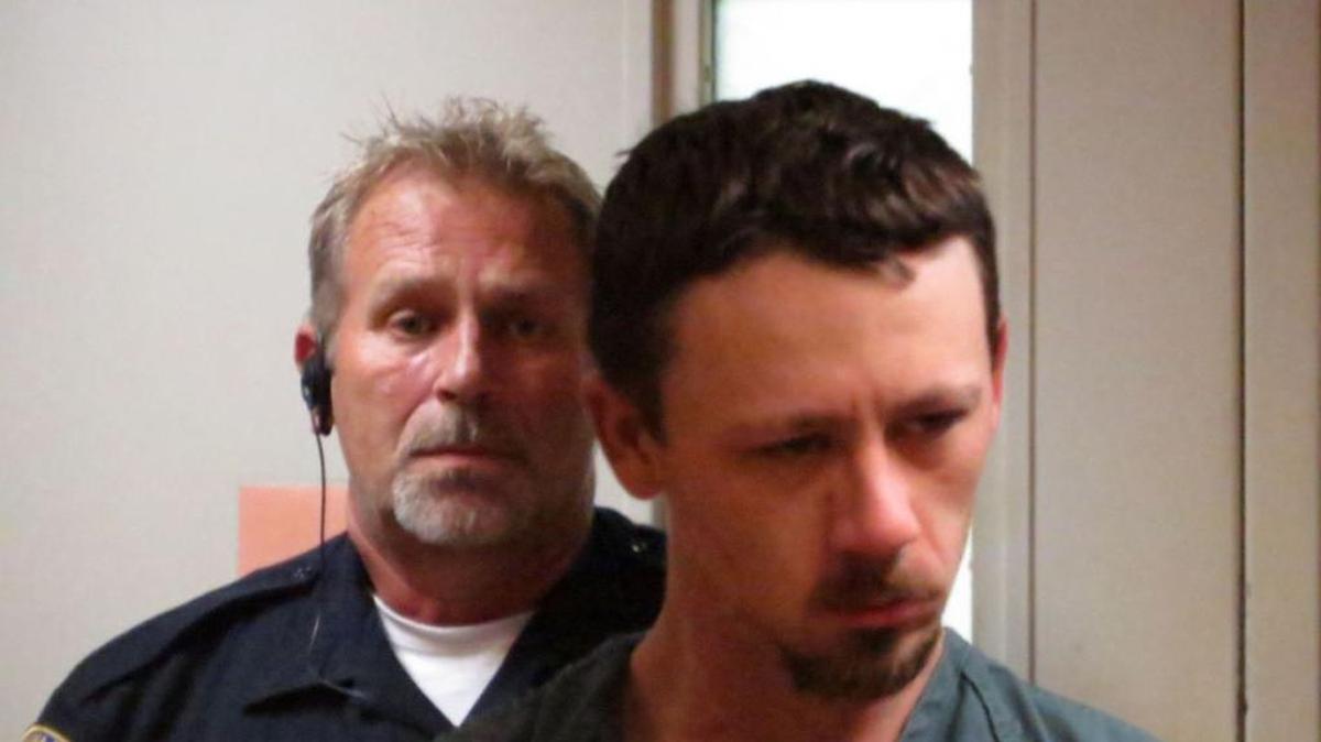 Nicholas Lee Bryant makes an appearance in Yakima County Superior Court. Authorities accused him of fatally stabbing Christopher Gilchrist, formerly of the Tri-Cities, on Oct. 31.