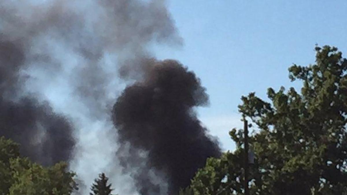Kennewick fire crews battled a mobile home fire Tuesday evening. The home was in Columbia Mobile Village on the 4800 block of West Clearwater Avenue.