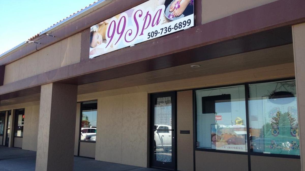 The 99 Spa on Grandridge Boulevard was one of three Kennewick massage parlors raided and forced to close this week after complaints that clients were being injured and the businesses were allowing unlicensed massage therapy.