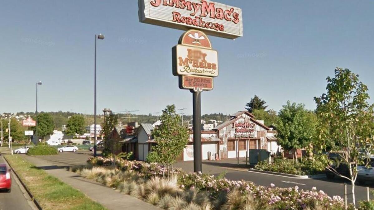 A Richland woman was wounded by gunfire at Jimmie Mac’s Roadhouse restaurant in Renton on Wednesday.