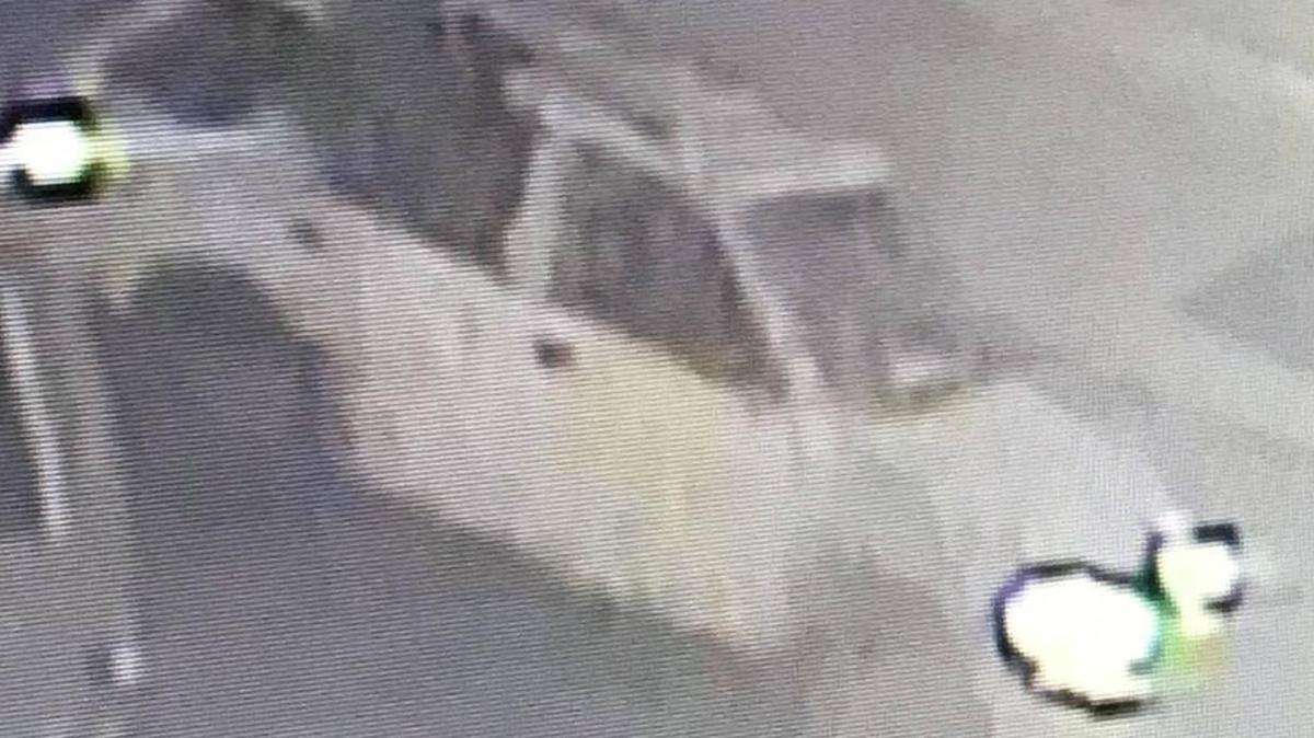 Kennewick police are searching for the people who were in this SUV Sunday morning. The people broke windows in more than a dozen vehicles.