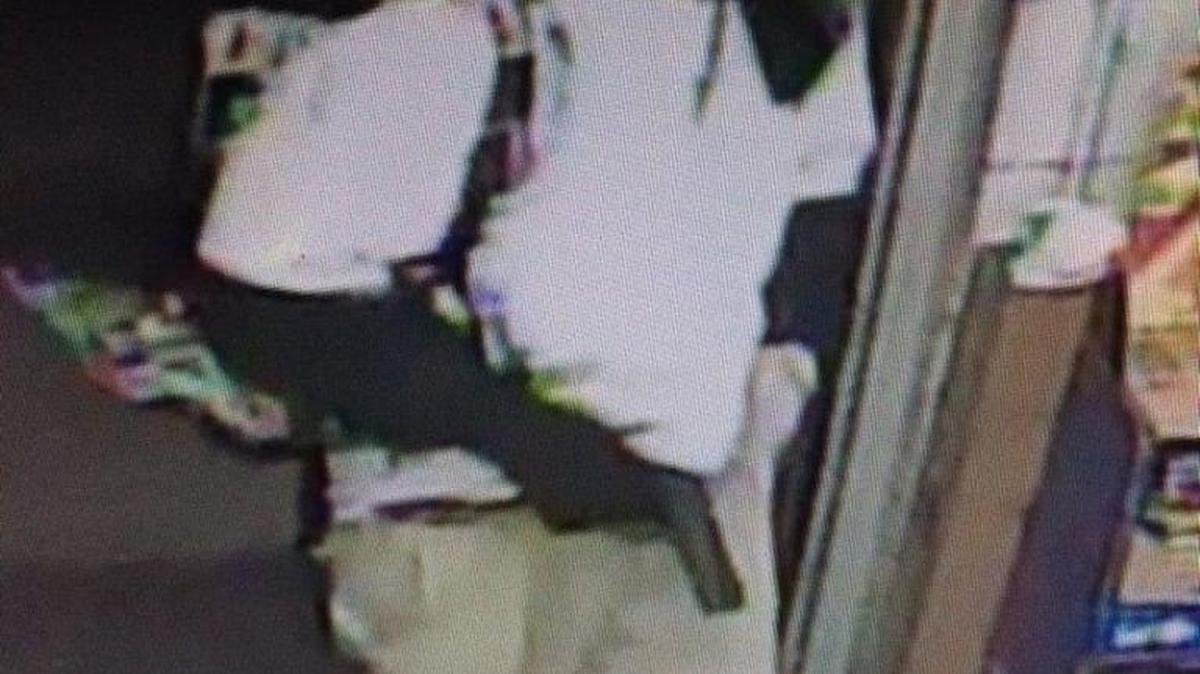 Kennewick police have released this security camera image from the Jet Mart Conoco armed robbery Sunday morning.