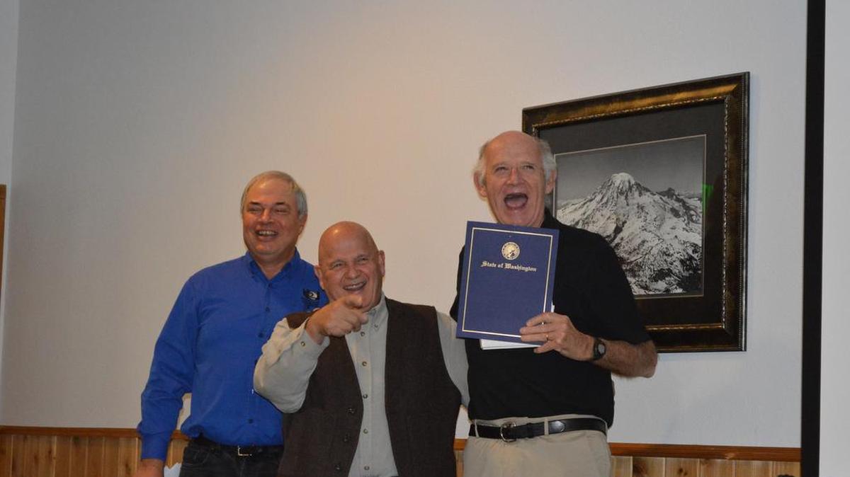 Supervisor of the Year Jack Clark of the Benton Conservation District.