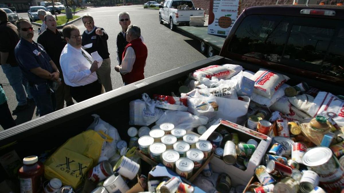 The 16th annual Octoberfest Food Drive aims to break the record for donations to area food banks. Through 2016, the joint effort by area automotive and RV dealerships and Yoke’s Fresh Markets has collected more than 632,000 pounds of non-perishable food.