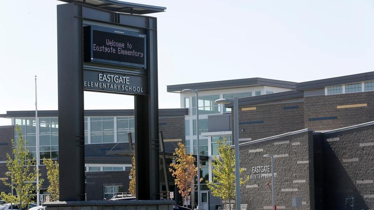 Eastgate Elementary School on East 10th Avenue in Kennewick. A third-grader who attends the school was recently taken for a medical exam by district officials off school grounds without his mother’s knowledge. The exam was part of the state’s migrant education health program.