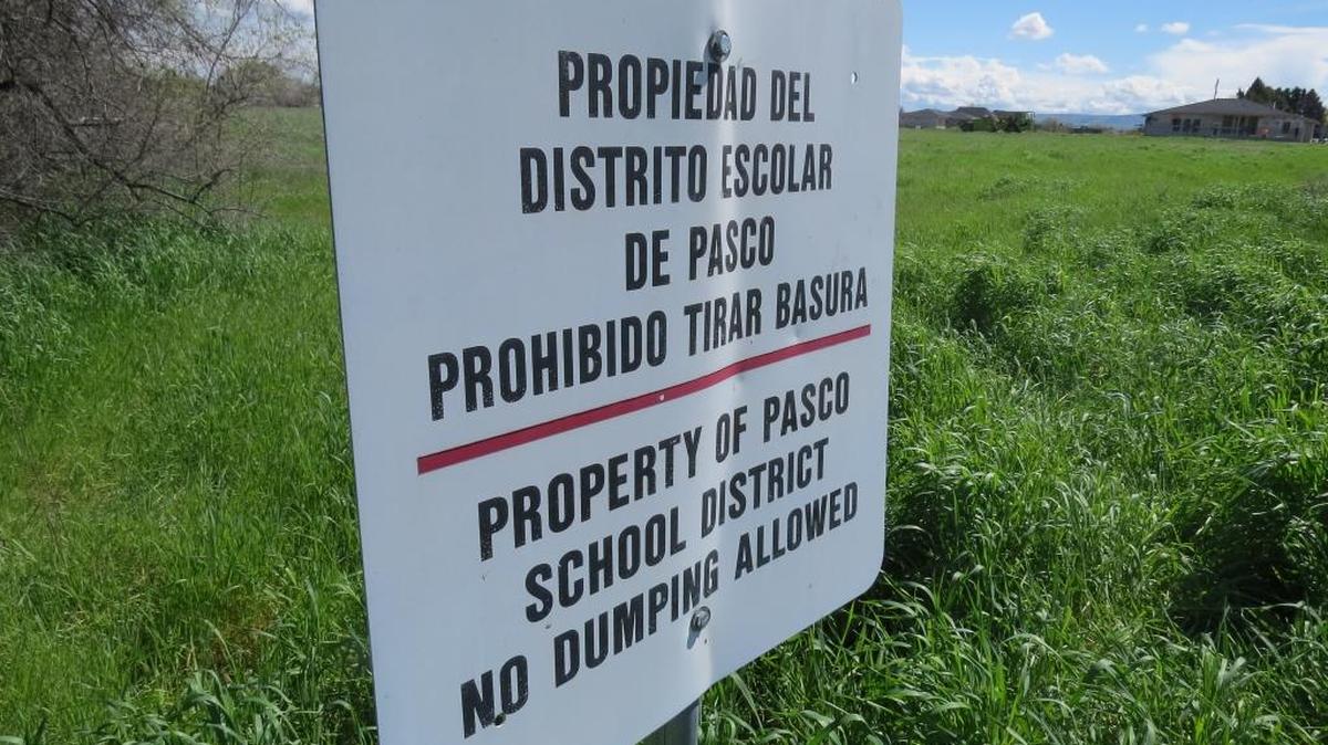 The Pasco School District is considering selling four pieces of property, including one next to Road 52.