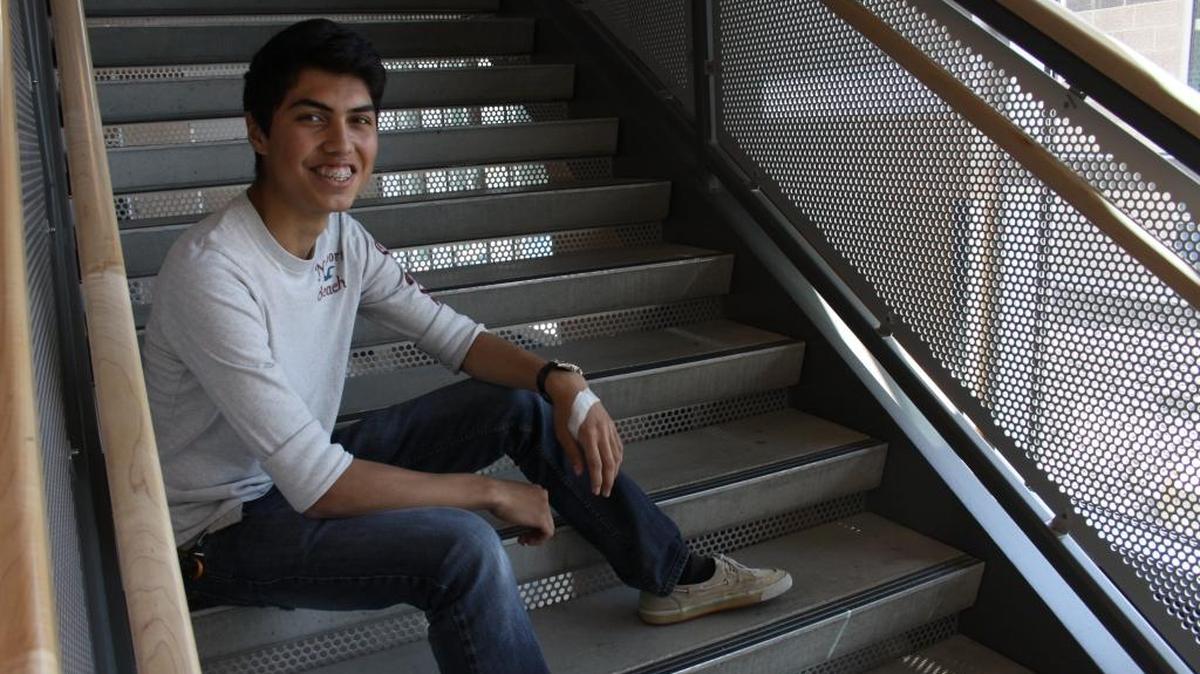 Edward Lee, 18, graduates from Delta High School on June 11. The senior helped organize a fundraiser at the school this past spring to help teen shelter My Friend’s Place, where Edward stayed briefly after leaving his family’s home.
