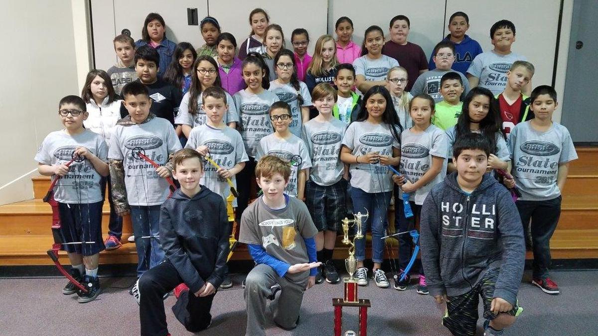 Whitstran Elementary School’s fourth- and fifth-grade archery teams competed in the National Archery Schools Program’s state championship.