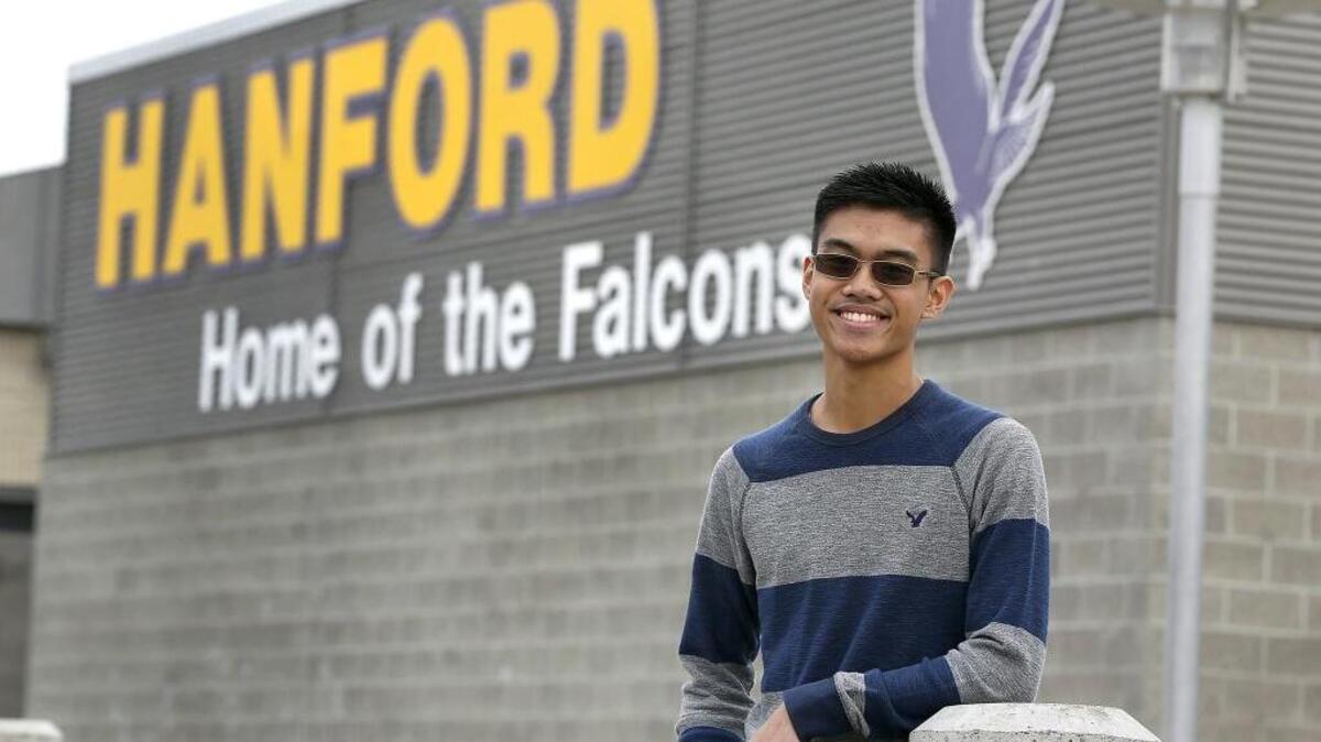 Hanford High School senior Michael Mosqueda, 16, learned he scored the highest possible ACT composite score of 36. The son of Abigail and Eric Mosqueda is one of only 2,235 out of nearly 2.1 million 2016 graduates who took the test to earn the top score. Watch a video at tricityherald.com/video