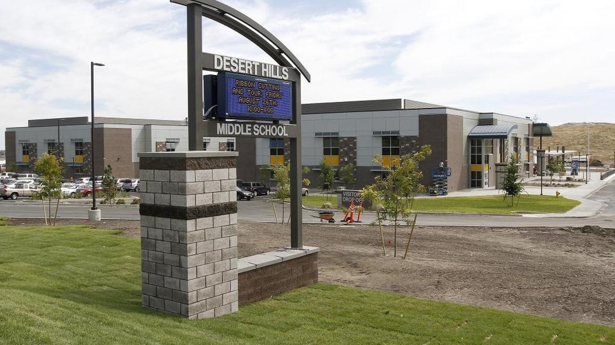 Tour the new Desert Hills Middle School building at 1701 S. Clodfelter Road in Kennewick Aug. 26.