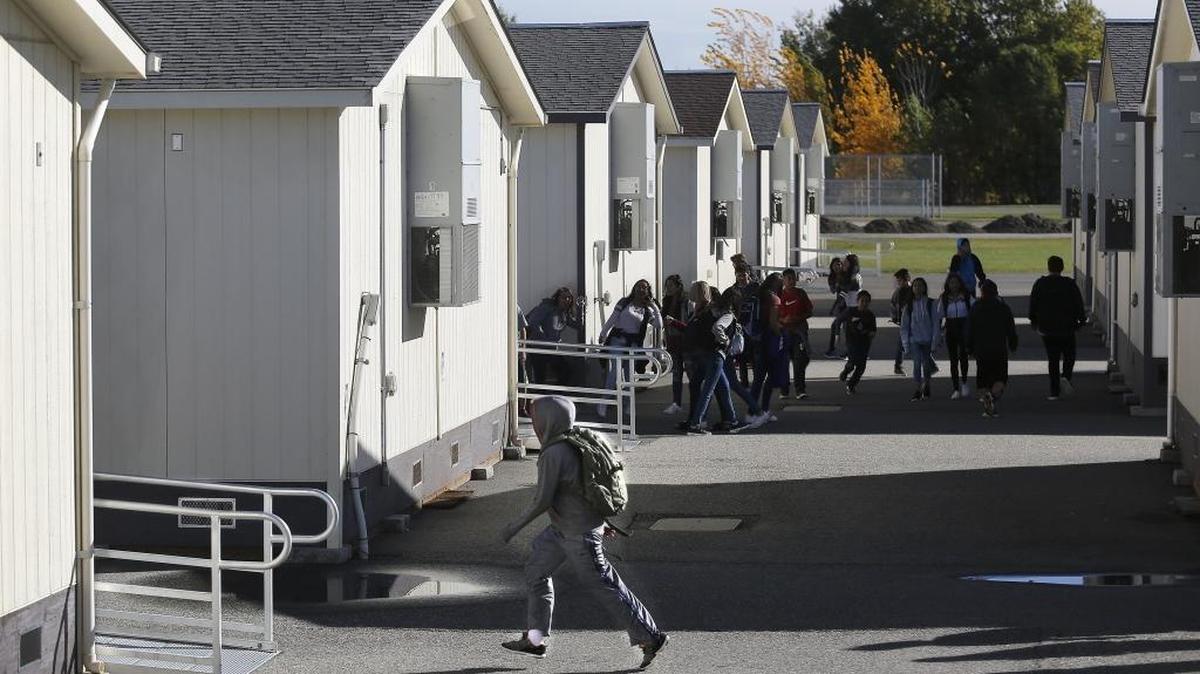 McLoughlin Middle School holds nearly 1,200 seventh- and eight-grade students. The Pasco school is home to more than 30 portable classrooms, according to district information.