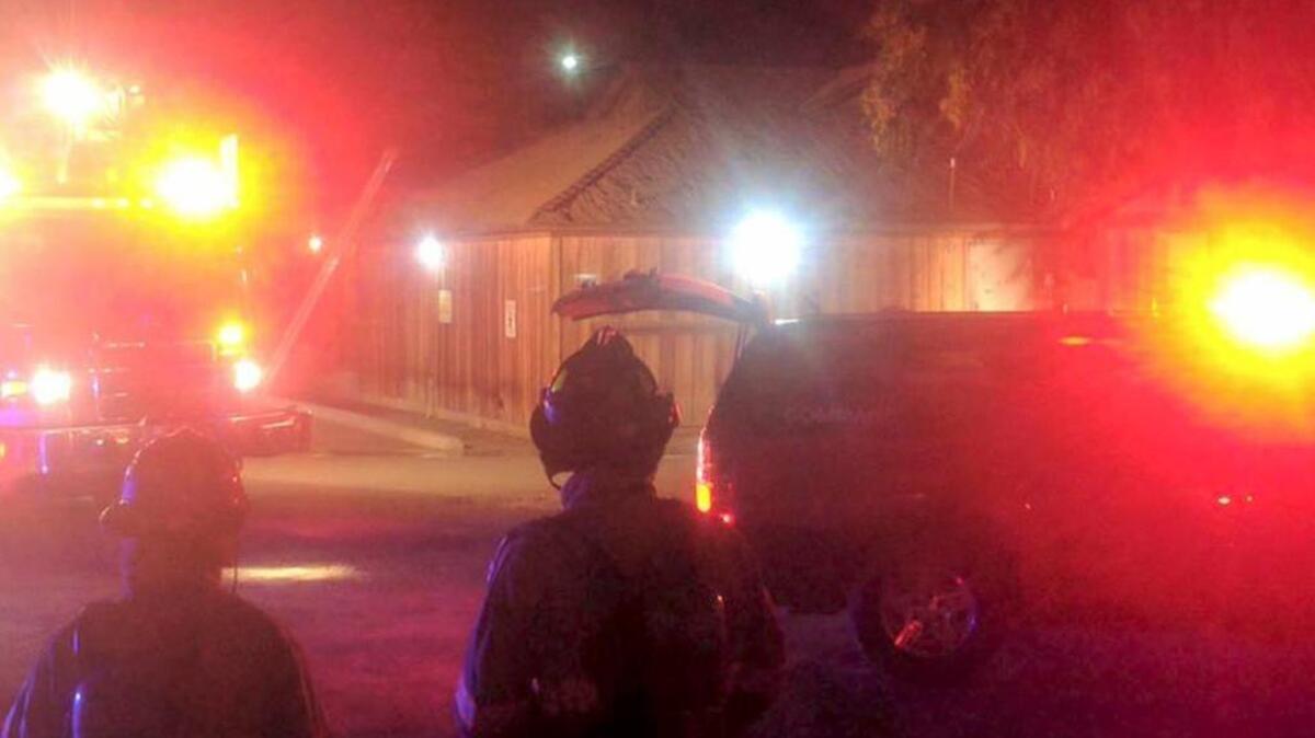 Kennewick firefighters put out an early morning fire Tuesday at Billy's Bull Pen Tavern in Kennewick.