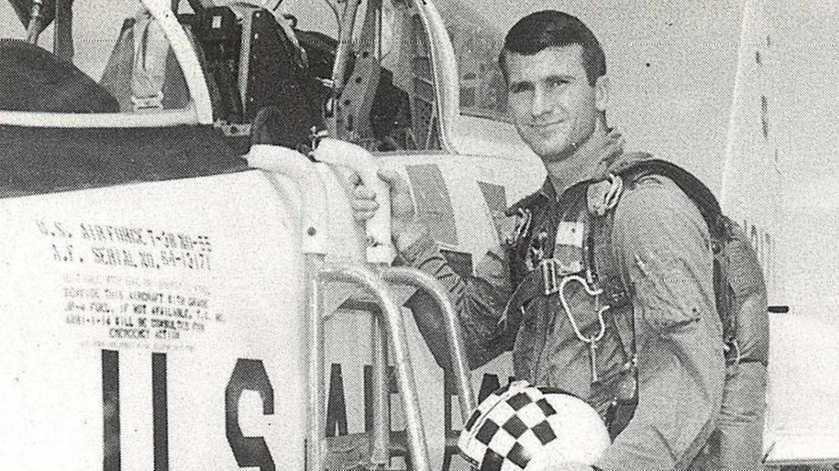 Air Force 1st Lt. San D. Francisco, the copilot of an F-4 Phantom fighter-bomber, was shot down Nov. 25, 1968, on a reconnaissance mission over the Ho Chi Minh Trail. He was posthumously promoted to major.