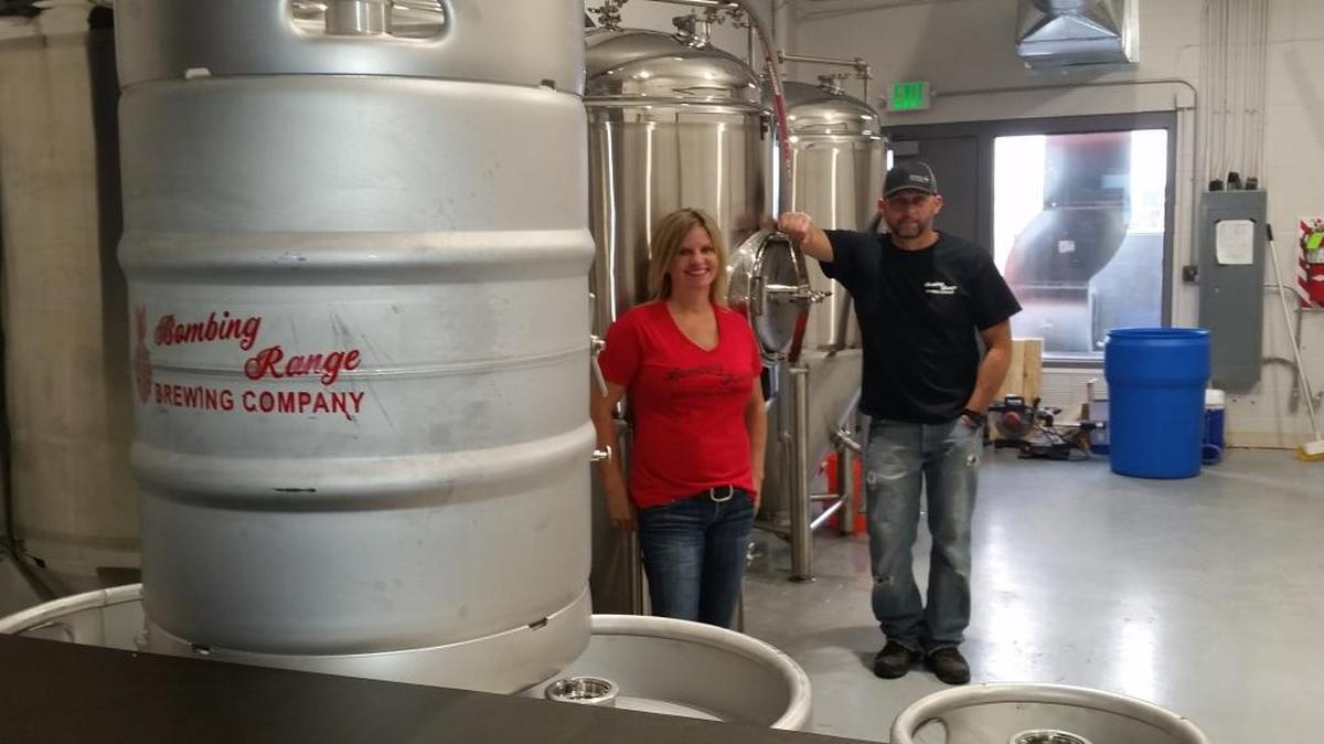 Dashia and Mike Hopp of West Richland will open Bombing Range Brewing Co. on Sept. 24 in the former White Bluffs Brewing spot at 2000 Logston in the Port of Benton’s Richland business incubator.