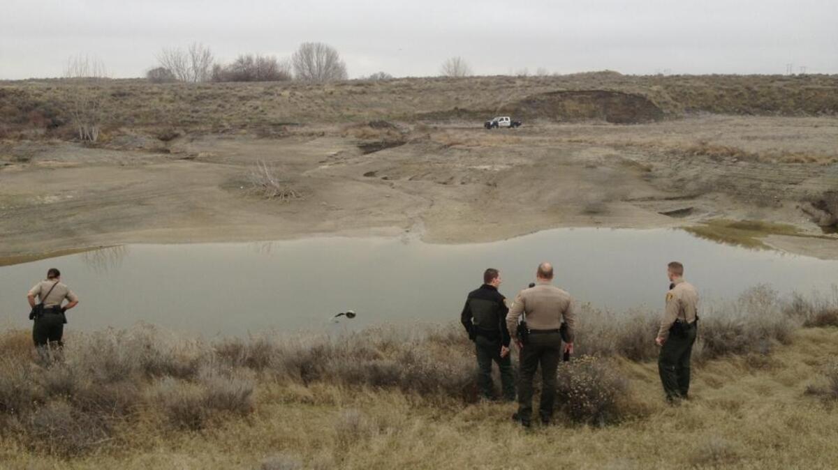 Franklin County sheriff’s deputies are investigating a car found in an irrigation pond Monday.