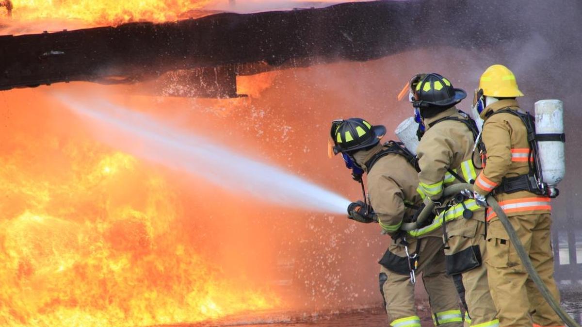 Pasco firefighters participated in live burn exercises at Grant County International Airport in Moses Lake on May 20.