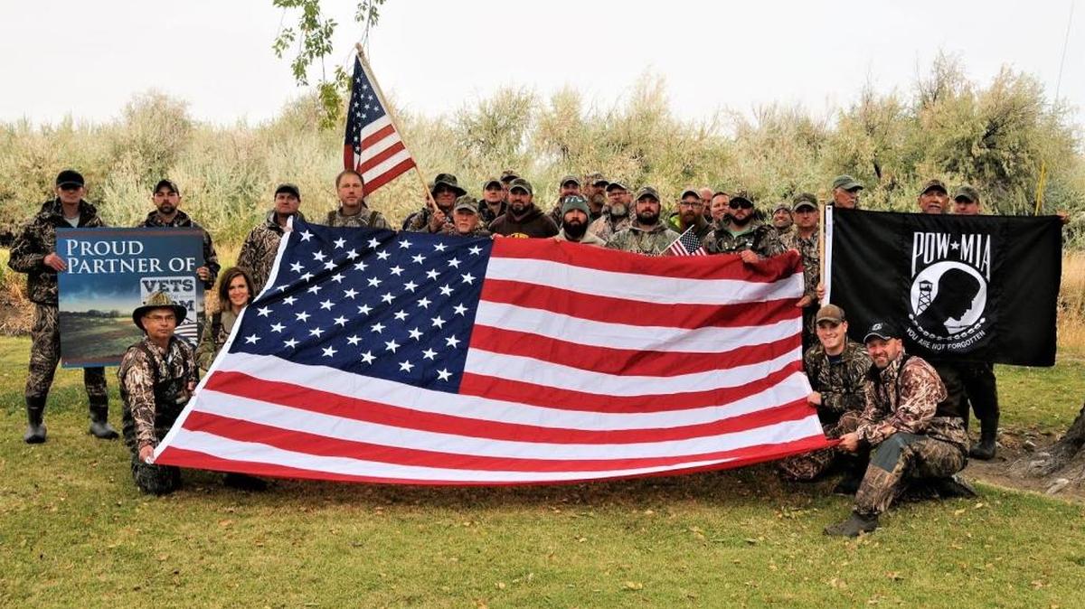 Wounded veterans guided by owners of Barker Ranch in West Richland participated in the 10th Annual Wounded Veteran Duck Hunt on Oct. 18.