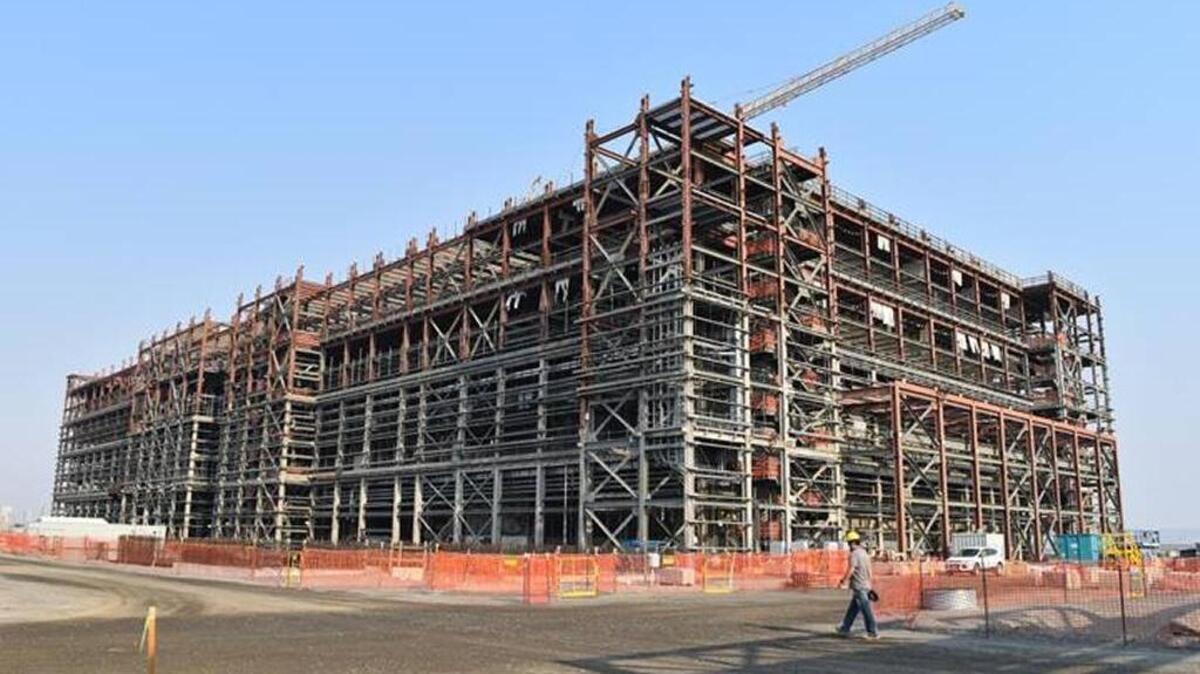 The Pretreatment Facility is the largest of the buildings under construction at the Hanford vitrification plant.