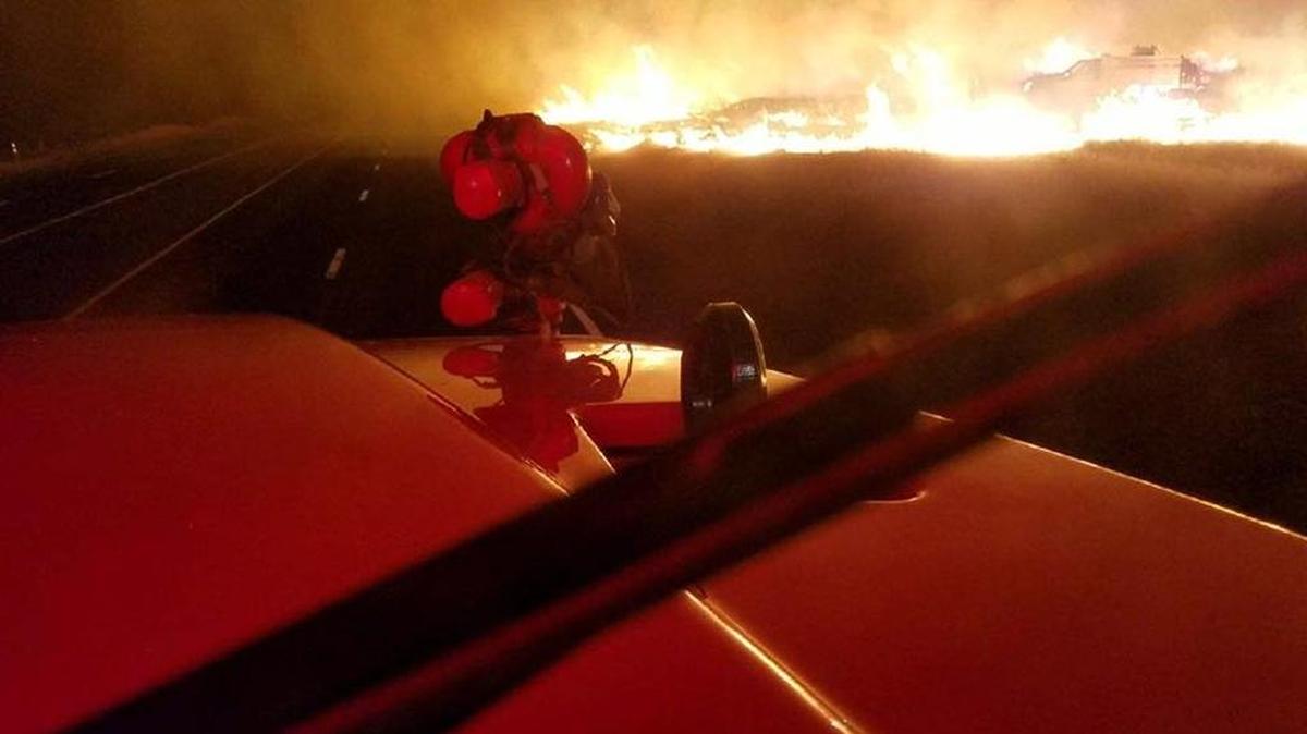 Local I-24, the Hanford firefighters union, reported multiple lightning strikes early July 15 on the 580 square miles of Hanford, which includes the Hanford Reach National Monument.