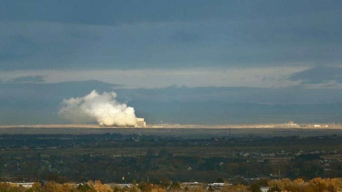 Water vapor billows from the Columbia Generating Station near Richland. It is the only nuclear power plant in the Northwest and provides enough power to serve a city the size of Seattle.